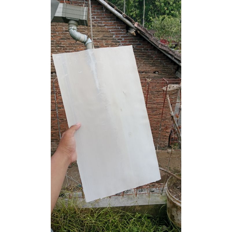 PVC LEMBARAN dari pipa paralon