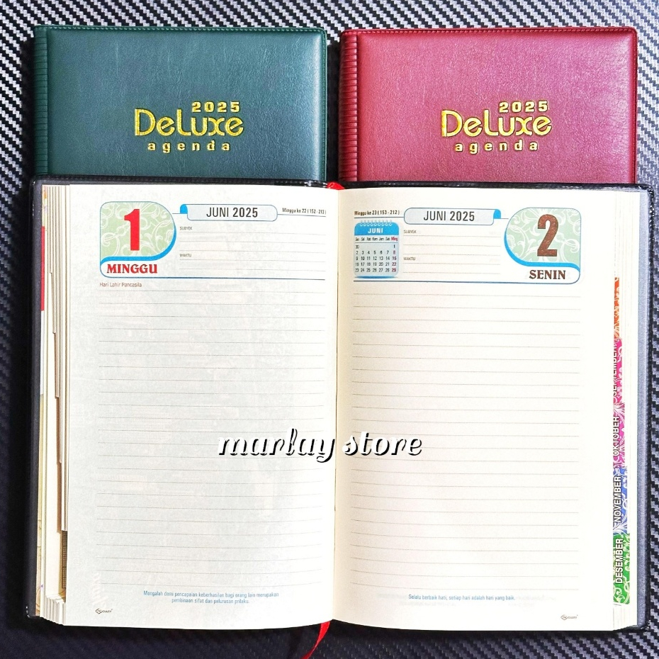 

AGENDA DELUXE TAHUN 2025 bahan kertas yang bagus