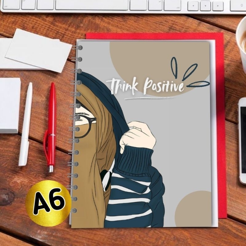 

Pocket NoteBook A6 Spiral Hijaber Muslimah - A011