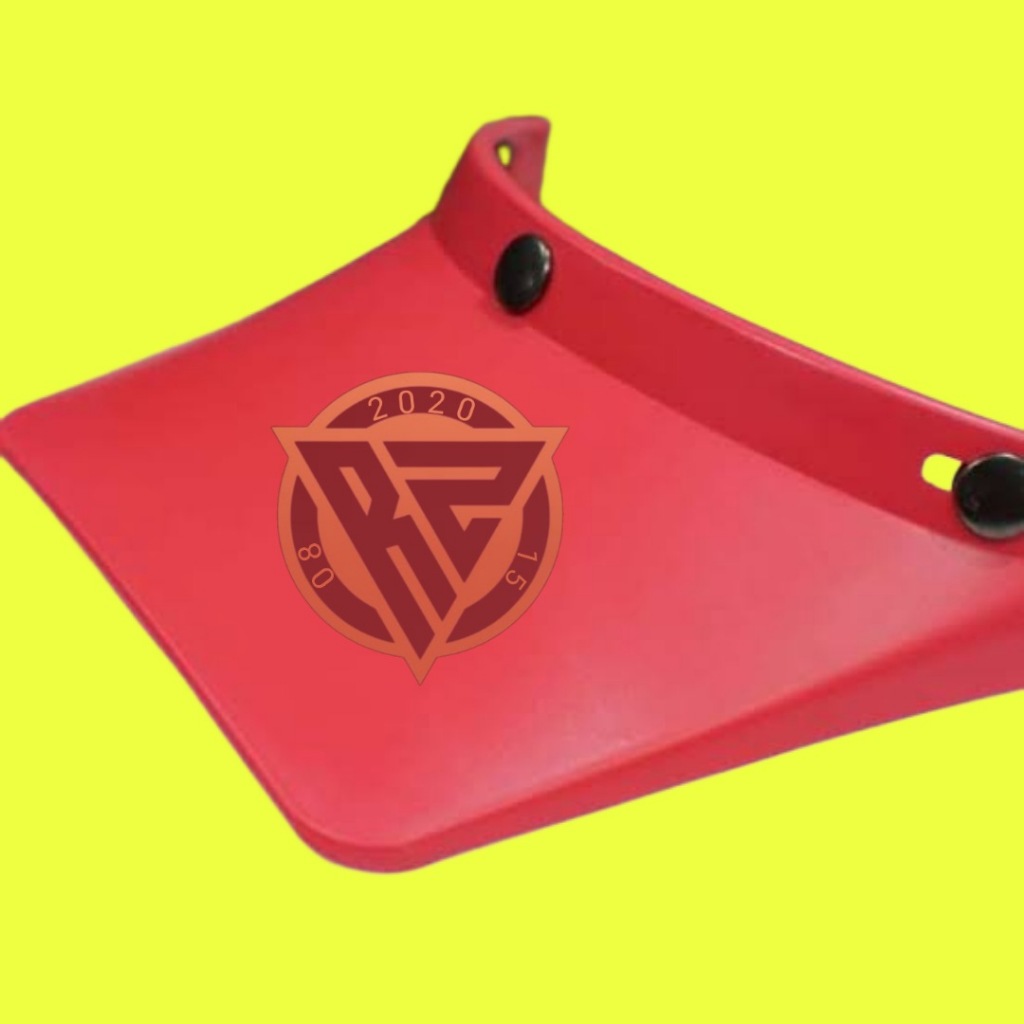 Pet topi helm retro klasik jadul merah