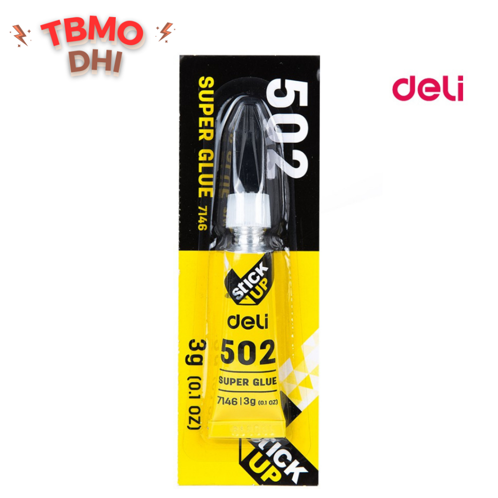 

Deli Lem Super kuat Cepat Kering [3 g] E7146 / DELI Super Glue 3gram