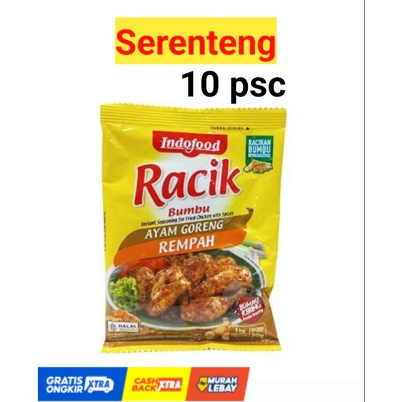 

Bumbu racik Ayam goreng 30 gr serenceng 10 pcs