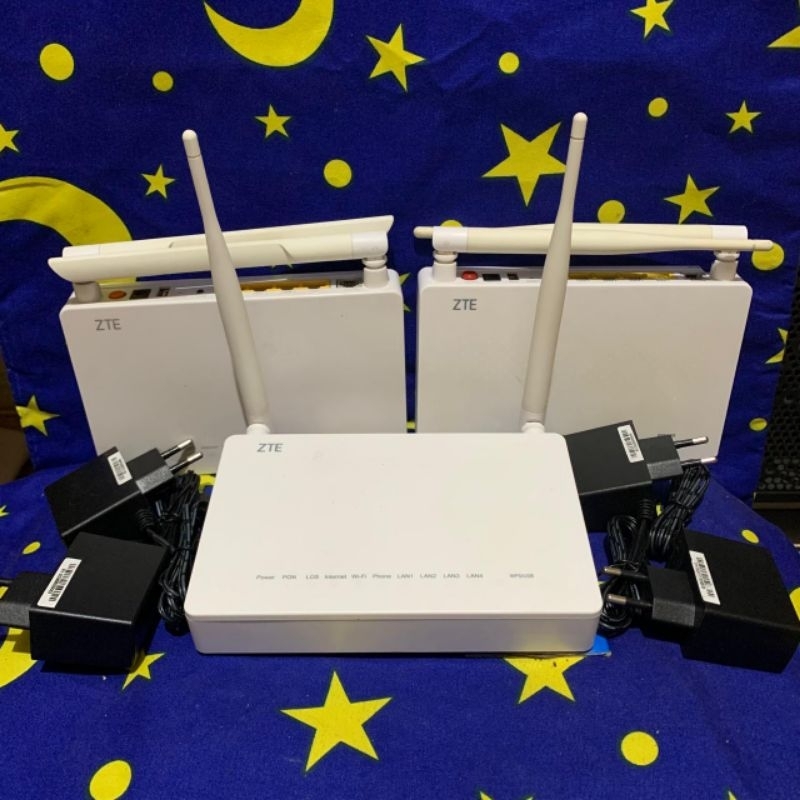 ZTE F660 ZXHN V2 V1 F660 Satu Antena GPON ONT Wifi Router & Adaptor