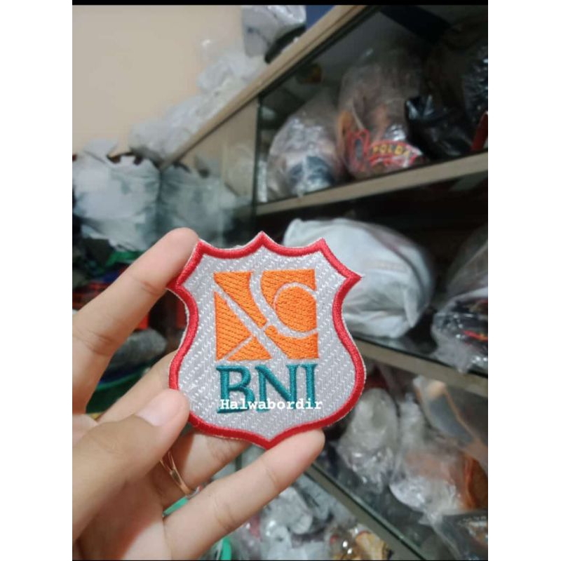 BORDIR LOGO BNI BRI
