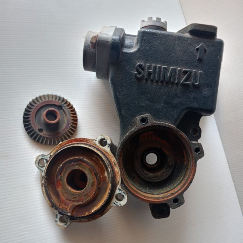 Keong Alkon Pompa Air Shimizu PS135E Satu Set Impeler + Tutup Original Pabrik
