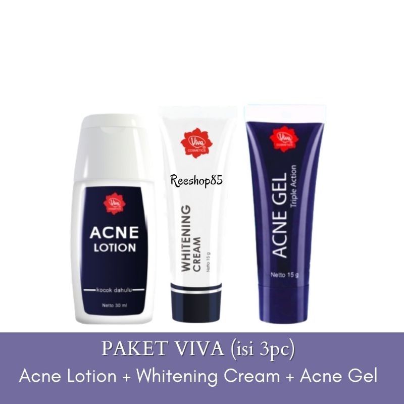 Viva Paket Lengkap Skincare Anti Jerawat | Perawatan Wajah Berjerawat