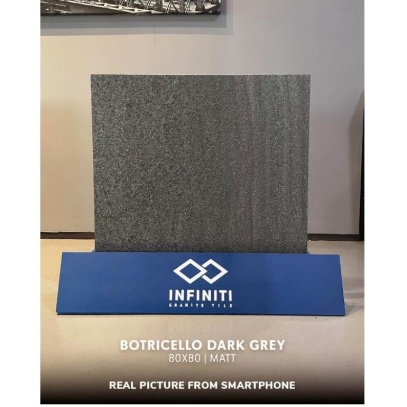 Granit Infiniti Botricello Dark Grey 80x80 Matt