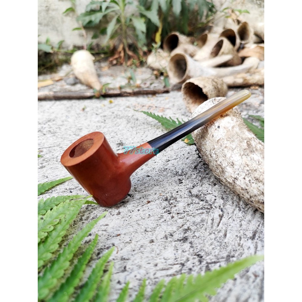 Cangklong Haojue Pipa Tembakau kayu sawo model palu handmade murah