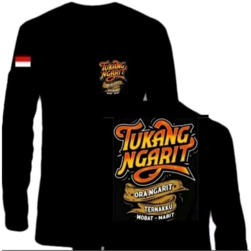 Baju KAOS TUKANG NGARIT LENGAN PANJANG