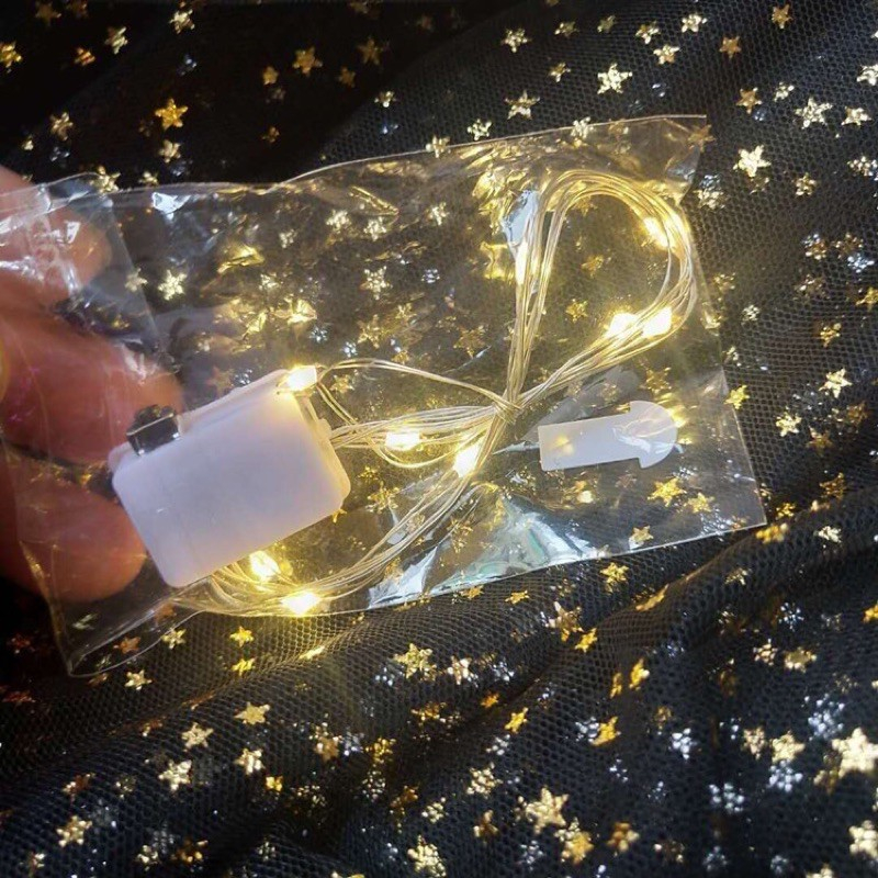 Lampu Hias Tumbler LED Free Battery Panjang 1 Meter Dekorasi Boneka Lucu Siap Pakai