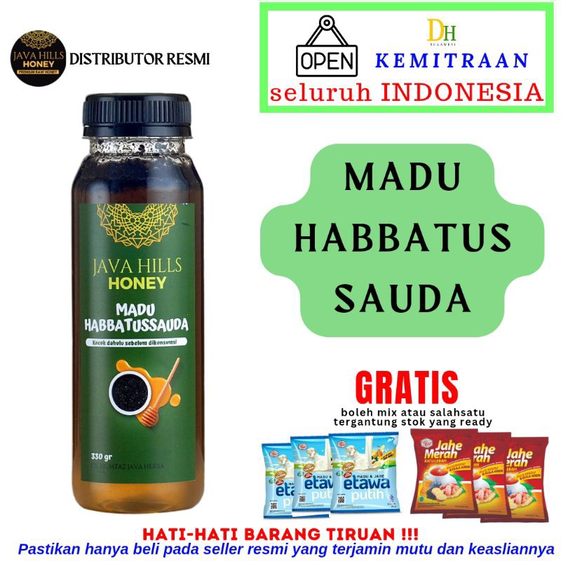 

100% ASLI MADU HABBATUSSAUDA BY JAVA HILLS HONEY