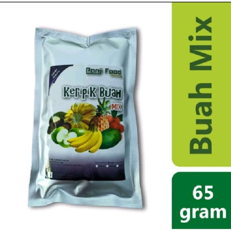 

Keripik Buah Mix Kualitas Super PanjiFood kemasan ekonomis 65gram