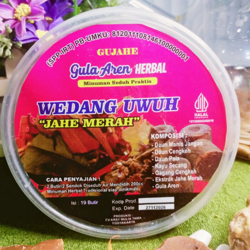 

MINUMAN TRADISIONAL WEDANG UWUH GULA AREN KOMPLIT