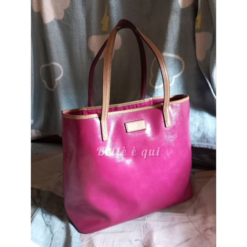 Tas Tote COACH Ori Pink Fuschia