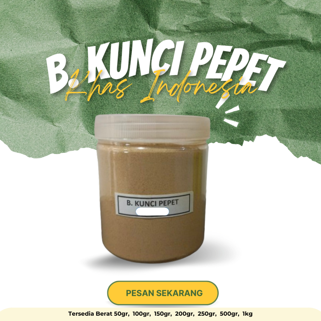 

SERBUK BUBUK HERBAL ALAMI KUNCI PEPET