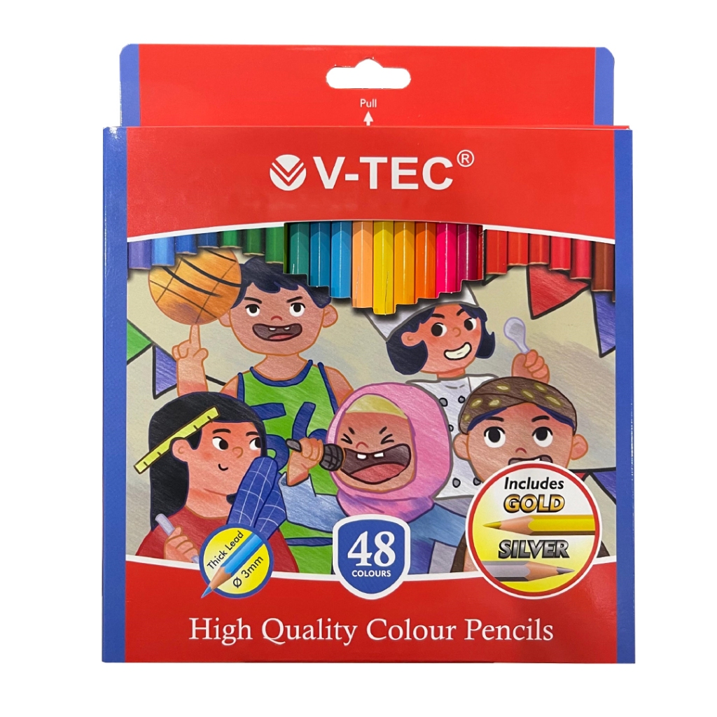 

Pensil Warna PW V-TEC / Colour Pencils / Pensil untuk Mewarnai