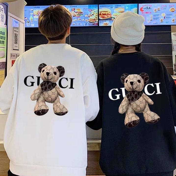 Pola boneka beruang lucu|switer couple|sweater couple pasangan kekinian|switer couple pasangan