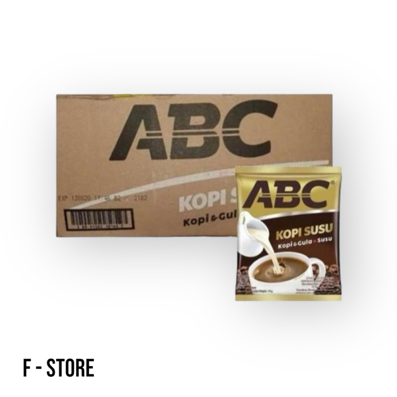 

ABC SUSU KOPI 1 DUS ISI 12 RENCENG