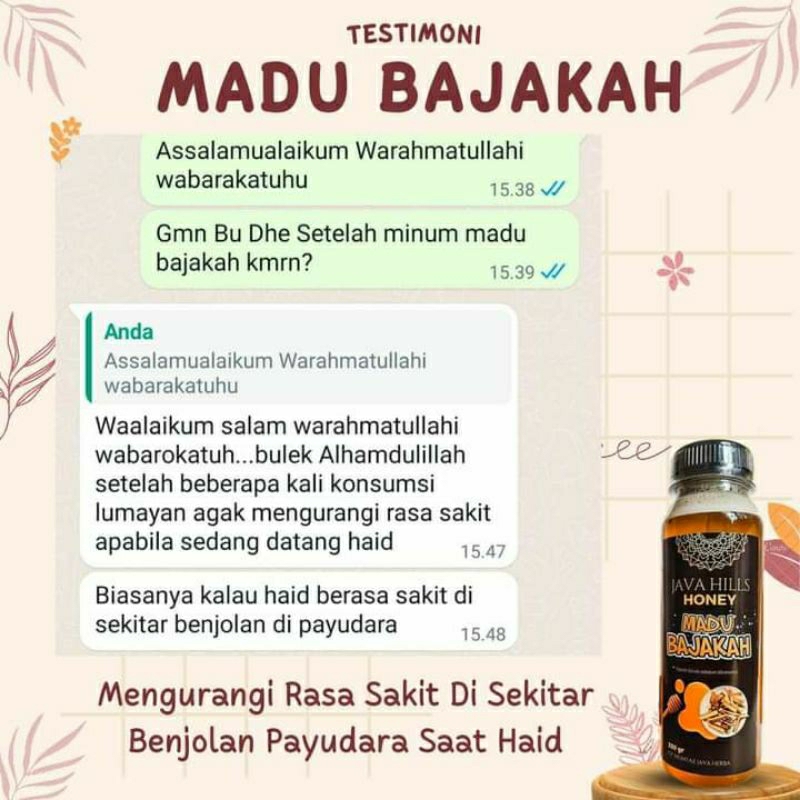 

Madu Bajakah(Madu Herbal)By Java hills