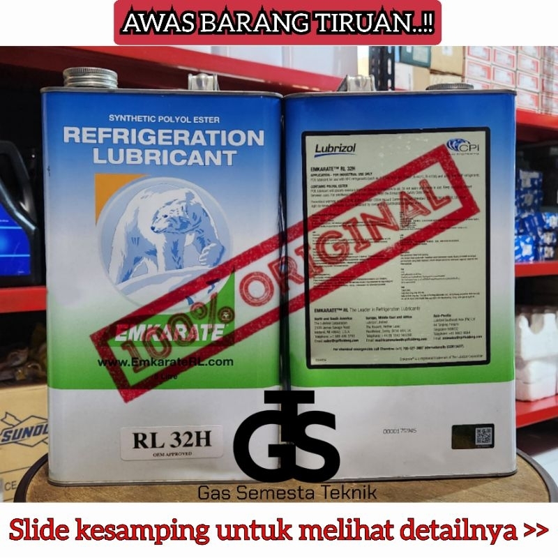 OLI EMKARATE RL32H ORIGINAL | OLI EMKARATE RL 32H | OLI EMKARATE RL32