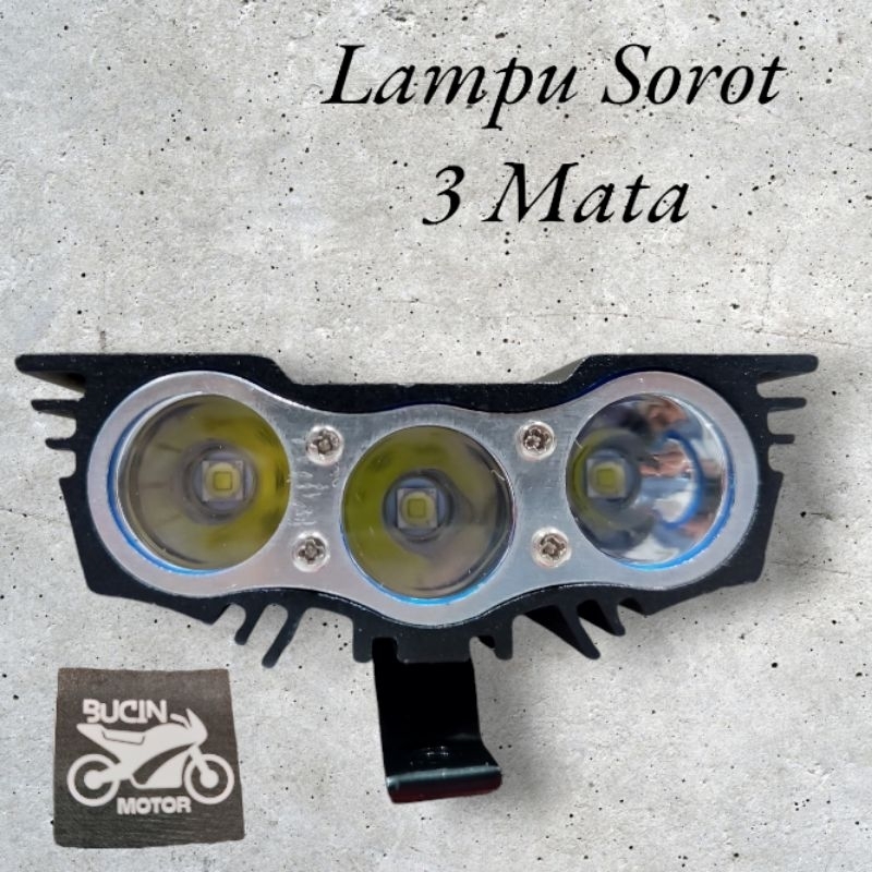 LAMPU SOROT LED OWL 3 MATA LAMPU TEMBAK OWL 3 MATA BURUNG HANTU