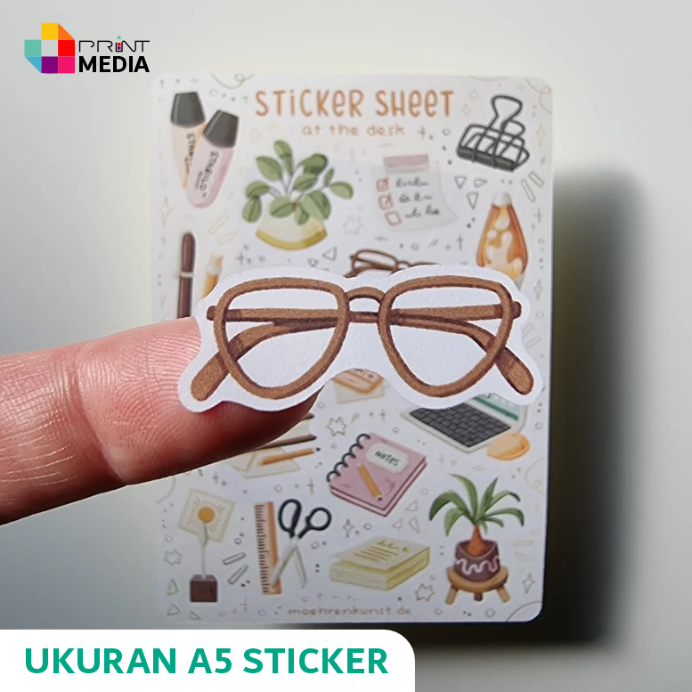 

Printmedia - Sticker karakter Lucu / Stiker Karaktek / Ukuran A5 / Ukuran A3