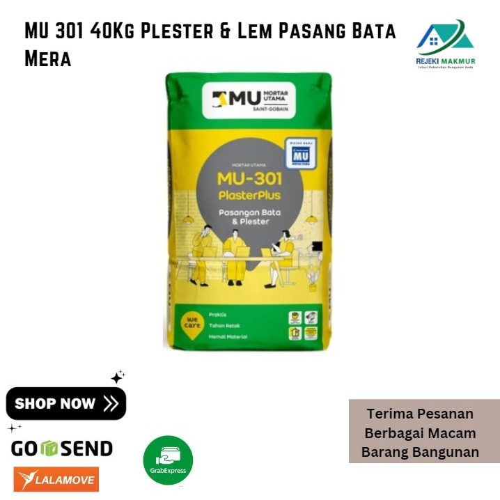 MU301 - Mortar Utama MU 301 Plester & Pasang Bata