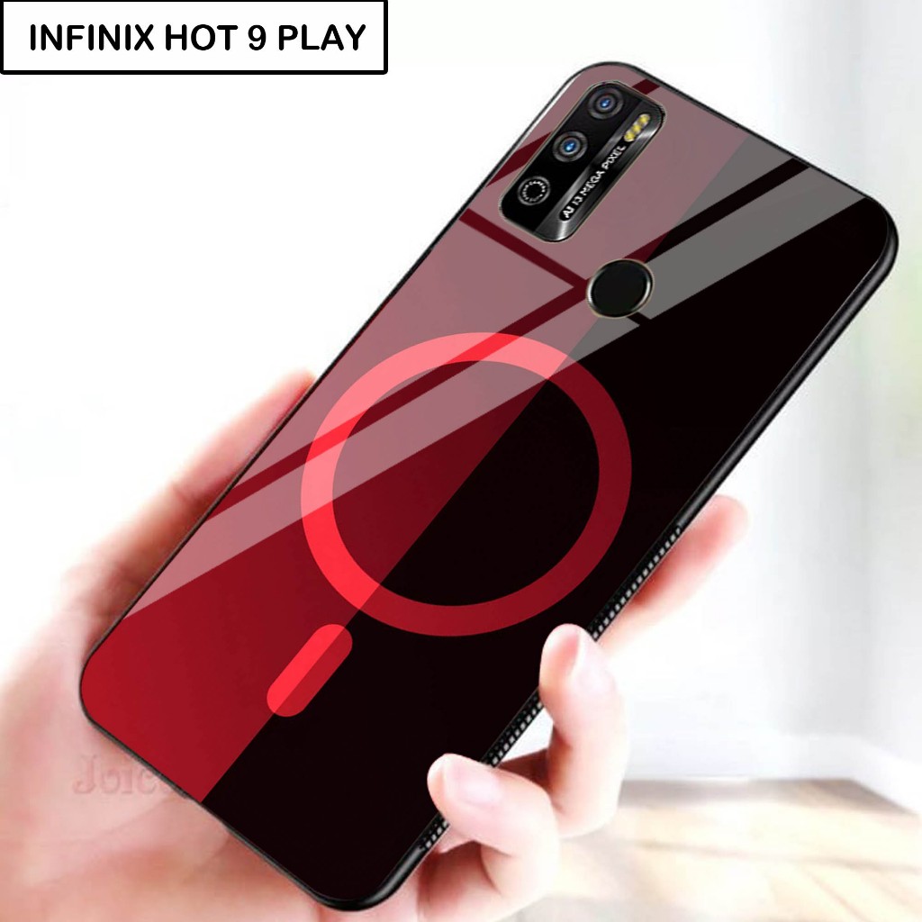 Softcase Kaca For INFINIX HOT 9 PLAY - Case Handphone INFINIX HOT 9 PLAY [T27].