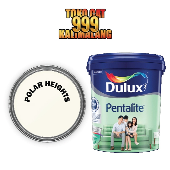 Cat Tembok Rumah Interior Dulux Pentalite AB Warna Polar Heights Ukuran Pail 20L
