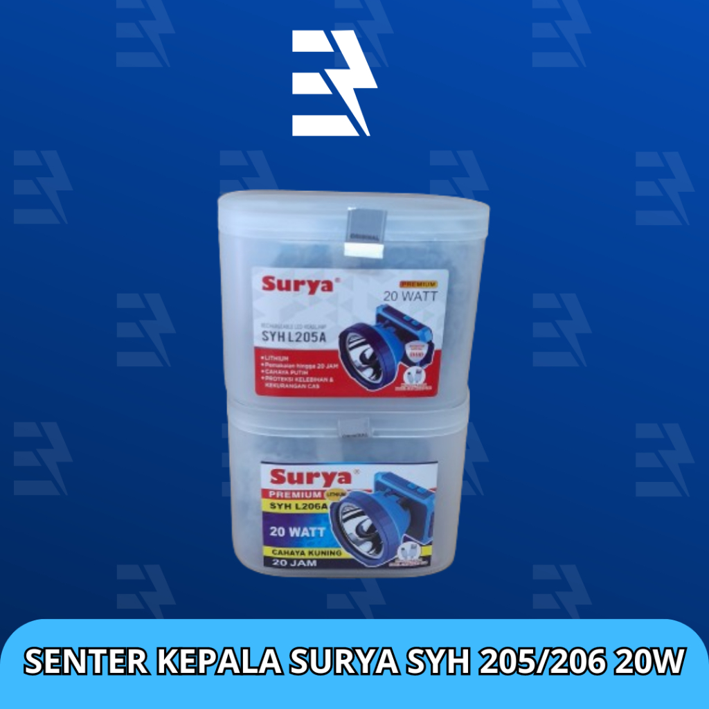 SENTER KEPALA SURYA SYH L 205A 20 WATT