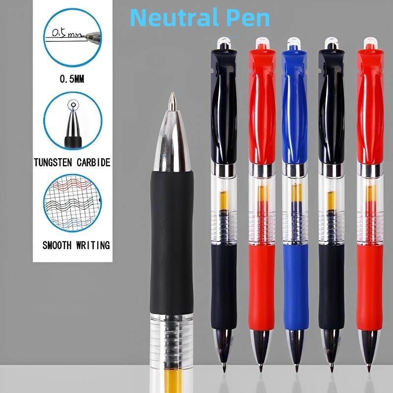 

Pulpen Gel 0.5 Mm Pulpen Pencet Pulpen Mekanik Pencet Alat Tulis Perlengkapan Sekolah