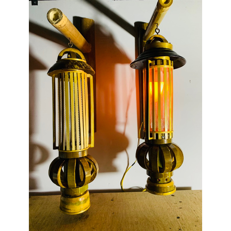 Lampu Hias Bambu