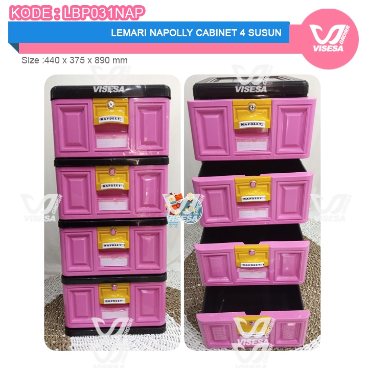 Lemari Napolly Cabinet 4 Susun