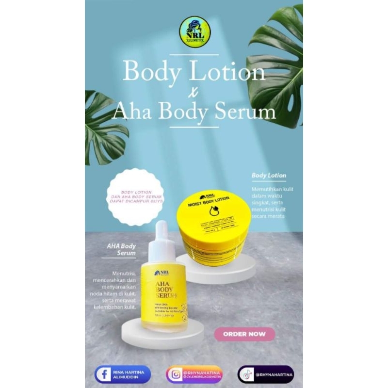 HB NRL+ AHA BODY SERUM NRL