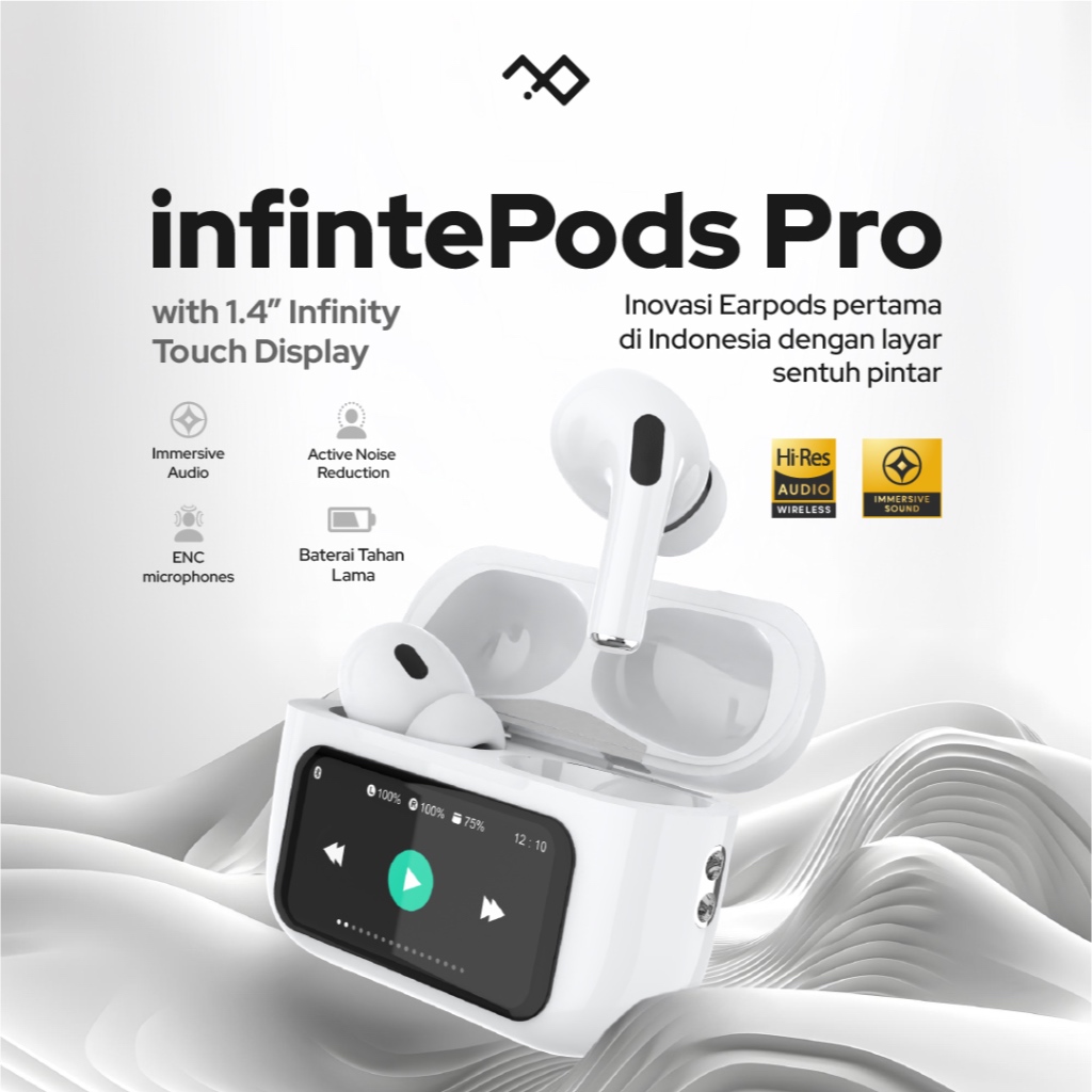 [CUCI GUDANG] infinitePods Pro with 1.4" Infinity Touch Display