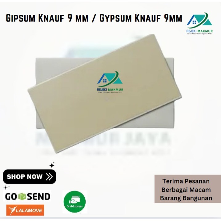 Gipsum Knauf 9 mm / Gypsum Knauf 9mm
