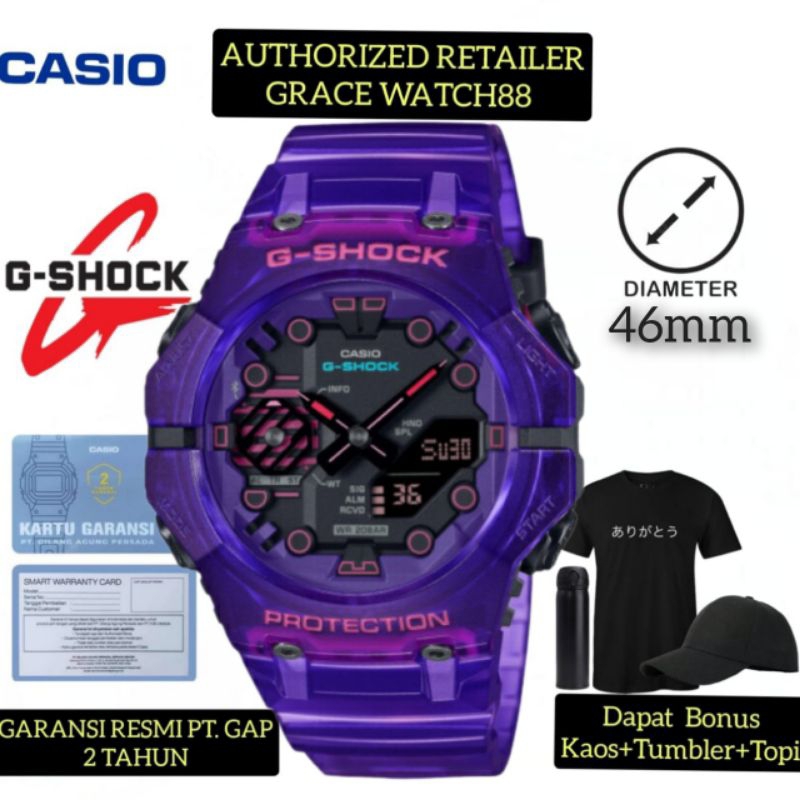 Jam Tangan Pria G-SHOCK GA-B001CBRS-6ADR / G-SHOCK ORIGINAL GA-B001CBRS-6ADR