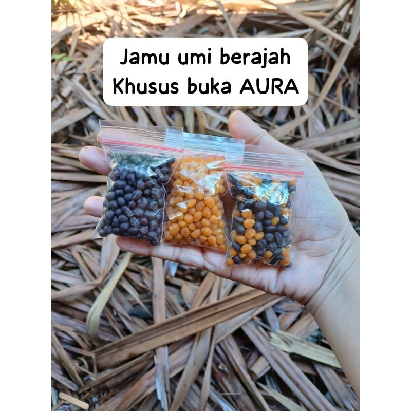 

Jamu berajah khusus BUKA AURA