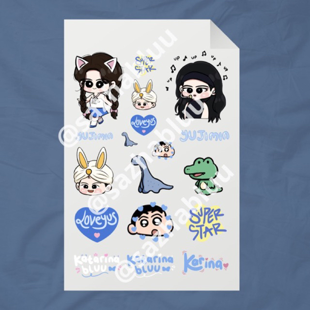 

Sticker Custom Kpop (UV DTF)