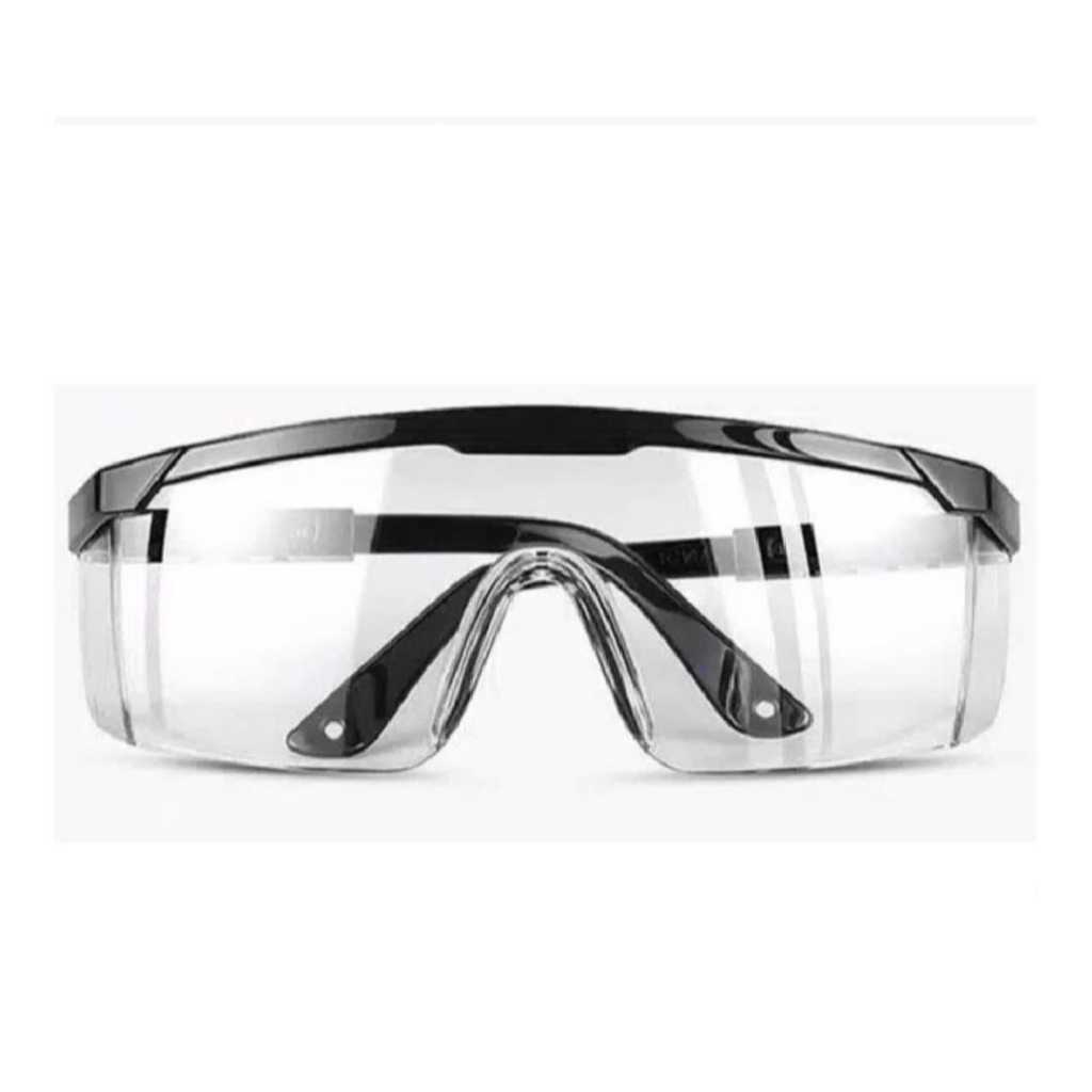 Kacamata Safety Hitam Transparan Anti Debu Kacamata Tukang