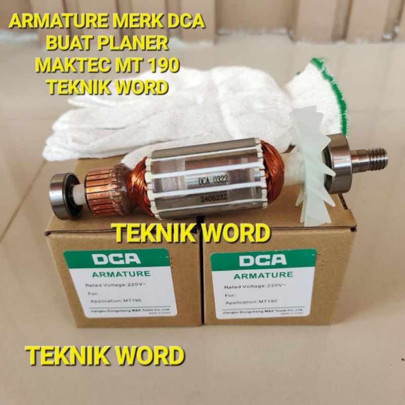 ARMATURE / ANGKER DCA MT190 UNTUK PLANNER MAKTEC MT 190 191 192 / ARMATURE MT 190 DCA / ANGKER MT 19