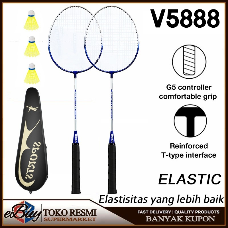 RAKET BADMINTON / RAKET BULU TANGKIS ISI 1 FREE BAG/Raket Bulutangkis /KOK BULUTANGKIS/SHUTTLECOCK/K