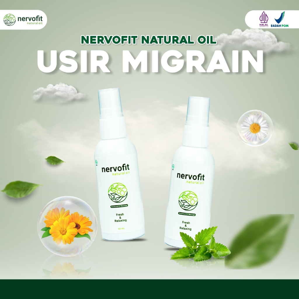 Nervofit Natural Oil Untuk Mengatasi Migrain Sakit Kepala