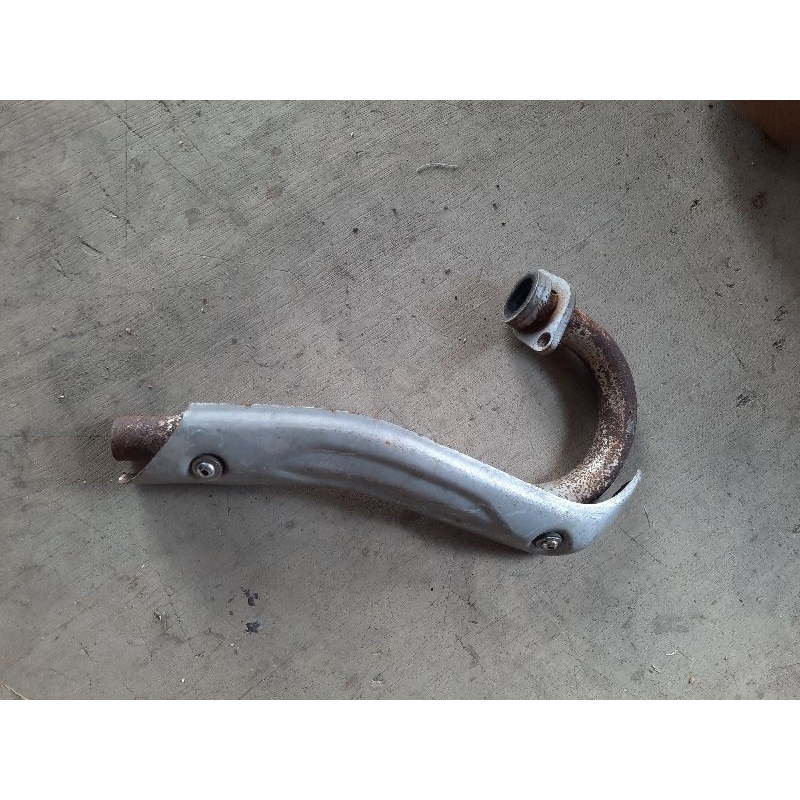 leher knalpot pipa sambungan leher knalpot klx 150s /dtracker old