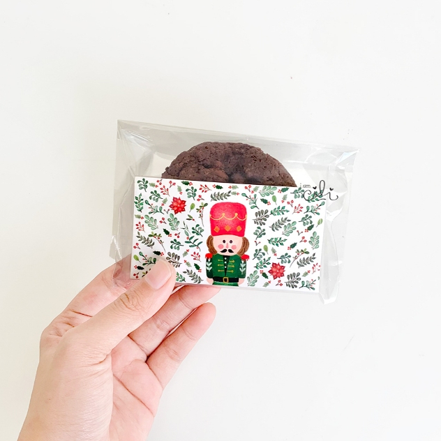 

(SLEVE COOKIES 9 x 5 x 1.5 cm NATAL) sleve kue cookies natal/ merry christmas (isi 20)