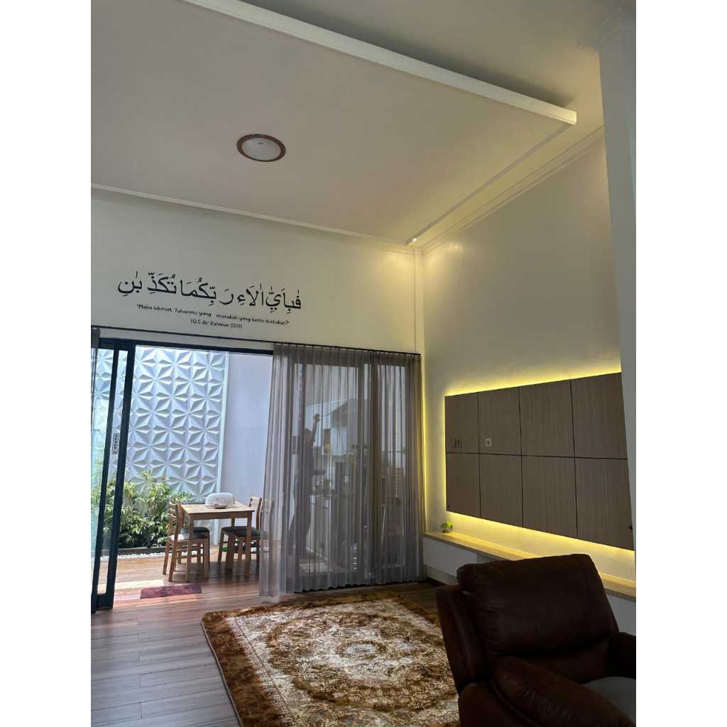 backdrop tv minimalis, custom