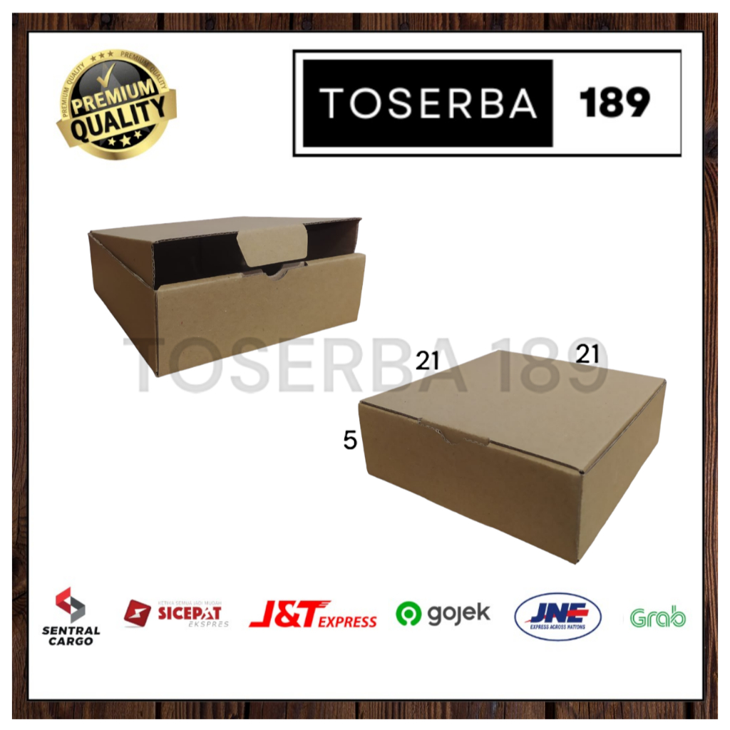 

kardus packing diecut/box pizza uk 21x21x5 cm