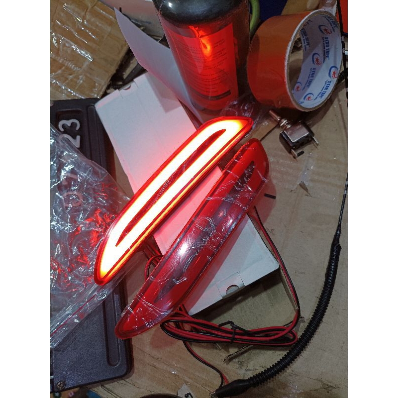 LED Bumper Toyota Sienta / Mata Kucing Sienta