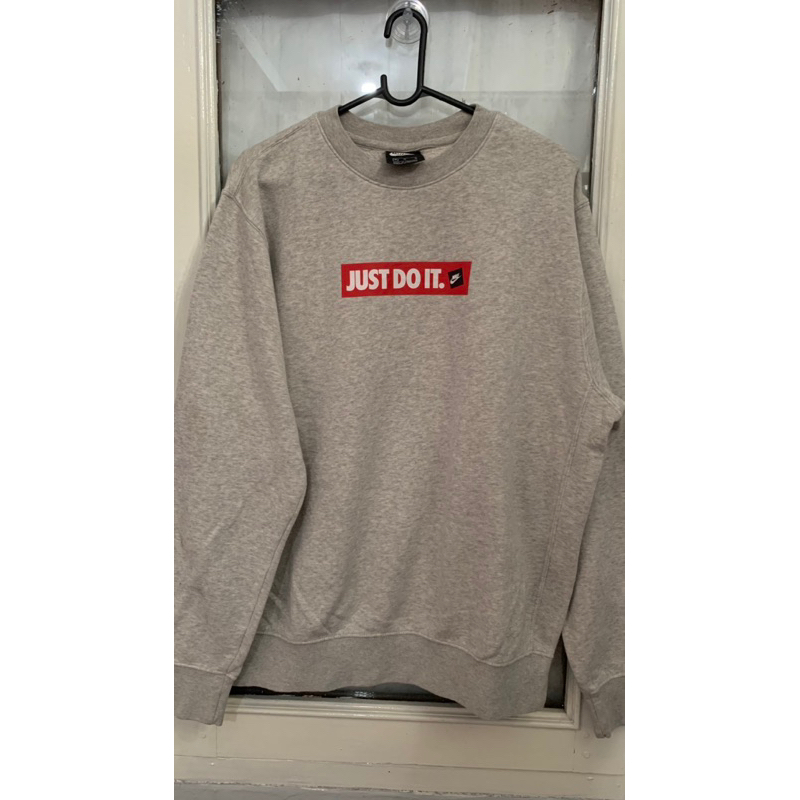 crewneck nike just do it second preloved