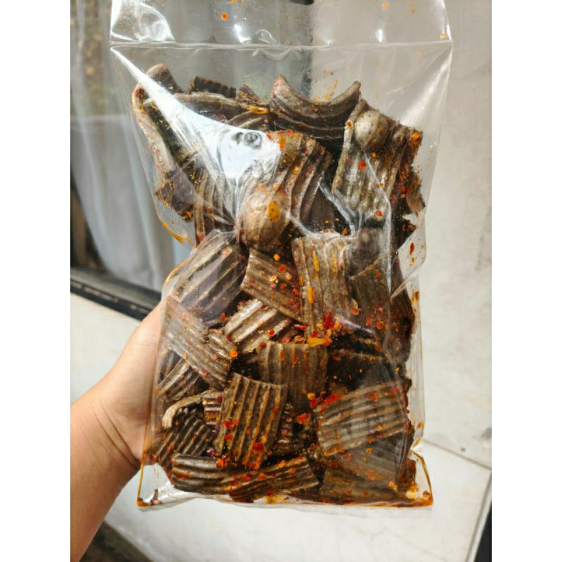 

seblak kering kerupuk asbes 250gr pedas daun jeruk